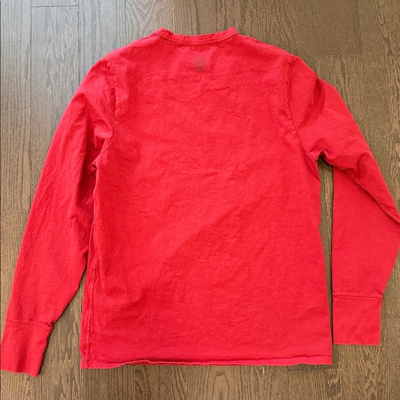 Burberry vintage red long sleeve large - Picture 5 of 6